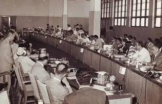 Japan received a warm welcome at the Bandung Conference. Gratitude from each country for colonial liberation.